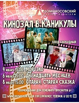 Кинозал в каникулы. Художественный фильм «Двенадцать месяцев»